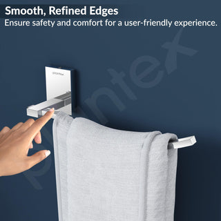 Plantex 304 Grade Stainless Steel Hand Napkin Hanger/Towel Ring/Napkin Holder/Towel Hanger/Holder Bathroom Accessories - Senso (Chrome)