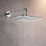 Plantex ABS Shower Head for Bathroom/12x8 inch Head for bathroom/Rain Showers Head for bathroom/Pressurized Showers Head – (Chrome, D399)