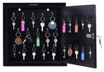 Plantex GI Metal Key Storage Box/Key Cabinet with 25 Key-Holders with Lock for Home/Key Holder for Home/Hotel/Companies/Office - Wall Mount (Black)