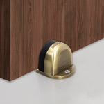Plantex Premium Floor Mounted Door Buffer/Sound Dampening Rubber Buffer for Bed Room/Living Room/Kitchen/Bathroom Door/Stops for Door – (Brass Antique)