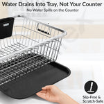 Plantex Stainless Steel Dish Drainer Basket For Kitchen Utensils/Dish Drying Rack With Drainer/Plate Stand/Bartan Basket (Size-56 x 43 x 22 cm)