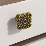 Plantex Knobs for Drawer/Square Drawer Knobs/Knobs for Cabinets/Pull-Push Knobs for Kitchen/Bedroom Drawer - Pack of 1 (DTK-299, Brass Antique)