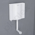 Plantex Flush Tank for Toilet with 8 Ltr Water Capacity/ Polypropylene Toilet Flush Tank/ Flushing Cistern for Bathroom - Pack of 1 (White)