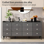 Plantex Knobs for Drawers/Drawer Knobs/Round Knob for Cabinets/Pull-Push Knob for Kitchen/Bedroom/Drawer - Pack of 1 (Satin Steel & Chrome)
