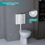 Plantex Flush Tank for Toilet with 8 Ltr Water Capacity/ Polypropylene Toilet Flush Tank/ Flushing Cistern for Bathroom - Pack of 1 (White)