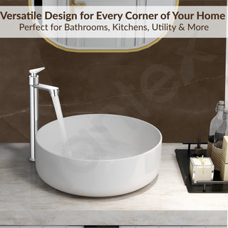 Plantex Pure Brass Pillar Cocke for Basin with Teflon Tape/Tap for Wash Basin with 7 Year Warranty-(LEA-704-Mirror Chrome)