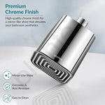 Plantex ABS Square Head Shower/4 Inch Overhead Rain Shower for Home/Hotel/Adjustable Shower Head for Bathroom - Pack of 1 (Chrome, 9011)