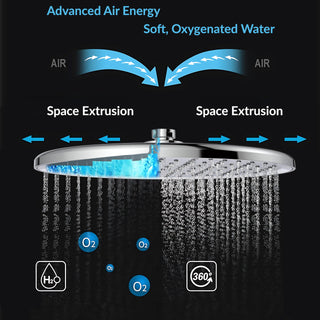 Plantex Abs Shower Head For Bathroom/10 Inch Round Single Mode Bathroom Shower Head/Water Saving Shower Head- (Chrome)