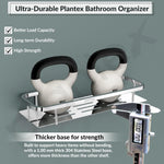 Plantex Stainless Steel 304 Bathroom Shelf for Wall/Bathroom Racks and Shelves/Bathroom Organizer & Accessories/Kitchen Rack/Kitchen Shelves- Pack of 2 (15X5 Inches-Chrome Finish)