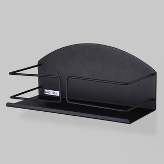 Plantex GI Steel Magnetic Refrigerator Shelf/Magnetic Shelf for Fridge/Spice Rack for Kitchen/Shelf for Bathroom - Pack of 1 (Black)