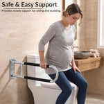 Plantex 304 Grade Stainless Steel 24 Inch U-Shape Grab Bar for Bathroom