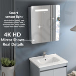 Plantex Vanity for Bathroom/Square Cabinet with Wash Basin and Mirror/Bathroom Organizer for Home - (NZBC-40)