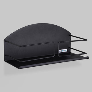 Plantex GI Steel Magnetic Refrigerator Shelf/Magnetic Shelf for Fridge/Spice Rack for Kitchen/Shelf for Bathroom - Pack of 1 (Black)