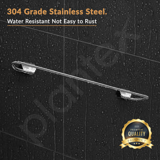Plantex Towel Rod for Bathroom/304 Grade Stainless Steel Towel Hanger/24 inch Towel Holder/Bathroom Accessories - Pack of 1 (Delta - 2804, Chrome)