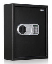 Plantex Safe Locker/Key Holder Locker Box for Home, Office,Hotel/Electronic Keypad/Dual Password Code Access Lock/LED Light/2 Years Warranty By Plantex - 20Litre/71 Keyhooks and Keychains - Black