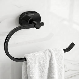 Plantex J4 Stainless Steel Towel Hanger for Wash Basin/Hand Towel Hanger/Napkin Holder for Wash Basin/Bathroom Accessories (PVD Black Finish) Onix