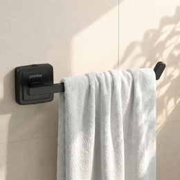 Plantex Black Towel Hanger for washbasin/Napkin Holder for Kitchen/Hand Towel Hanger/Bathroom Accessories -304 Grade Stainless Steel, Decan (Black)