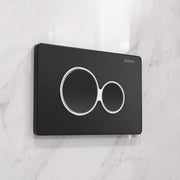Plantex Flush -Plate/Push Plate for Toilet/Mechanical Dual-Flush Plate/Water Saving Technology - Pack of 1 (4511, Black)