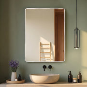 Plantex Unframed Unframed Mirror for Bedroom/Bathroom/Dressing Room/Living Room/Entryway/Wall - Rectangle Shape (18 X 24 Inch)