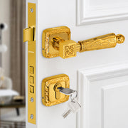 Plantex Premium Door Locks with 3 Years of Warranty By Plantex/Main Door Lock for Home/Mortise Lock for Door - Main Door Lock Set (643 - PVD Gold)