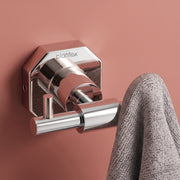 Plantex 304 Grade Stainless Steel Hook for Bathroom/Cloth Hanger for Wall/Hanger Hooks/Wall Hooks for Hanging Strong - Nipron (Chrome)