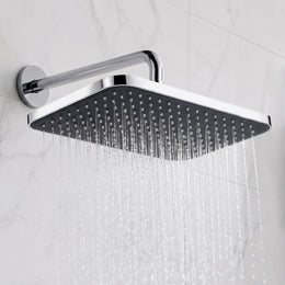 Plantex ABS Shower Head for Bathroom/13x9 inch Head for bathroom/Rain Showers Head for bathroom/Pressurized Showers Head – (Chrome)