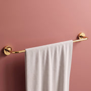 Plantex 304 Grade Stainless Steel 24 inch Single Towel Rod for Bathroom/Towel Stand/Hanger/Bathroom Accessories Pack of 1, Daizy (Golden)