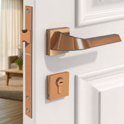 Plantex Heavy Duty Bathroom Door Lock – Mortise Keyless Door Lock for Bathroom/Store Room/Balcony with Baby Latch (7090 – PVD Choco & Satin Black Matt Finish)