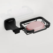 Plantex Space Aluminum Soap Holder for Bathroom Wall/Soap Stand/Soap Dish/Soap Holder for Bathroom Accessories (Black)