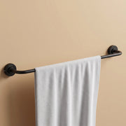 Plantex Towel Rod for Bathroom/304 Grade Stainless Steel Towel Hanger/24 Inch Towel Bar for Bathroom/Single Towel Rod/Bathroom Accessories - (Daizy - Black)