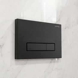 Plantex Flush Plate/Dual Flush Plate for Toilet/Mechanical Dual-Flush Plate/Water-Saving Technology  Pack of 1 (4519, Black)