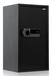 Plantex 106 Litre Digital Safe Locker For Home/Safety Locker Box with Biometric Fingerprint,Touchscreen & Emergency Key/Perfect Security Solution for Valuables/2 Years Warranty By Plantex - Black