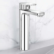 Plantex Pure Brass Centre Hole Basin Mixer Tap for Wash Basin with Teflon Tape & Braided Hose/Single Lever Tabletop Wash Basin Tap for Home-7 Year Warranty