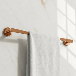 Plantex J4 Stainless Steel 24 Inch Towel Rod for Bathroom/Towel Holder in Bathroom/Towel Holder/Bathroom Accessories (PVD Rose Gold Finish) Angel