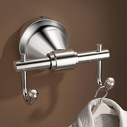 Plantex 304 Grade Stainless Steel Robe Hook/Cloth Hanger/Robe Hooks for Bathroom/Wall Hanging/Bathroom Accessories - Chrome (Niko)