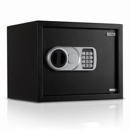 Plantex 38 Litres Safe Locker for Home/Safety Locker Box with Electronic Keypad & Emergency Keys/Master & User Code Access with LED Light/Emergency Key/2 Years Warranty By Plantex - (Black)