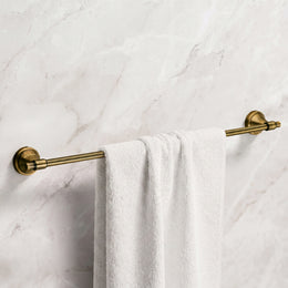 Plantex 304 Grade Stainless Steel Single Towel Rod for Bathroom/Towel Hanger/Towel Holder/Bathroom Accessories - Niko (Brass Antique)