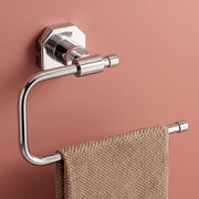 Plantex 304 Grade Stainless Steel Napkin Hanger for Wash Basin/Towel Holder for Bathroom/Napkin Ring for Kitchen/Bathroom Accessories - Nipron (Chrome)