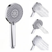 Plantex Hand Shower for Bathroom/3 Mode Multifunctional Shower/5-Inch ABS Plastic Silicone Handheld Shower/Easy Mode Switching – (Chrome, APS-8616)