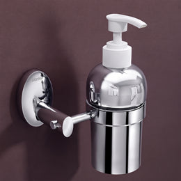 Plantex 304 Grade Stainless Steel Silver Wash Basin Handwash Holder/Wall Mounted Dispenser/Bathroom Accessories - Oreva (Chrome)