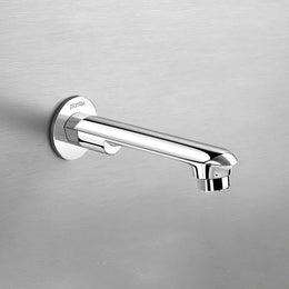 Plantex Bath Tub Spout with Wall Flange/Single Lever Spout/High Flow Tap for Bathroom/Kitchen - (Chrome)