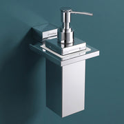 Plantex 304 Grade Stainless Steel Liquid Soap Dispenser/Shampoo/Handwash Dispenser for Washbasin/Bathroom Accessories - (Tesla, Chrome)