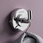 Plantex 304 Grade Stainless Steel Robe Hook/Cloth-Towel Hanger/Napkin Hanger/Bathroom Accessories - Daizy (Chrome)