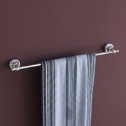Plantex 304 Grade Stainless 24 inch Single Towel Rod/Towel Hanger for Bathroom/Towel Holder/Bathroom Accessories, Skyllo (Chrome)