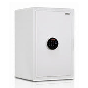 Plantex 82 Ltr Digital Safe Locker For Home/Safety Locker Box with Biometric/LED Light Touchscreen Display & Dual Code Access Master User/Emergency Key/2 Years Warranty By Plantex - (White)