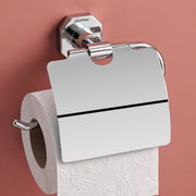 Plantex 304 Grade Stainless Steel Toilet/Tissue Paper Holder Stand for Washroom Bathroom Accessories - Nipron (Chrome)
