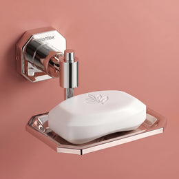 Plantex 304 Grade Stainless Steel Bathroom Soap Holder for Bathroom/Soap Bar Holder/Bathroom Accessories - Nipron (Chrome)