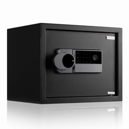 Plantex 38 Litre Digital Locker For Home/Safe Locker Box with Biometric/Touch Panel Display/Emergency Key Locks/Perfect Security Solution for Valuables/2 Years Warranty By Plantex - (Black)