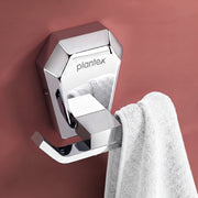 Plantex Robe Hook for Bathroom/304 Grade Stainless Steel Towel Hook/Cloth Hanger/Bathroom Accessories - Pack of 1 (PM-2405-Chrome)
