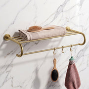 Plantex 304 Grade Stainless Steel 24 inch Towel Rack for Bathroom/Towel Stand/Hanger/Bathroom Accessories - Daizy (Antique)